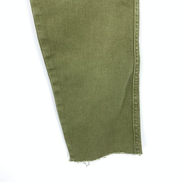 Free People We The Free High Rise Jegging Jeans Womens Sz 31 Army Green NEW - Picture 5 of 8